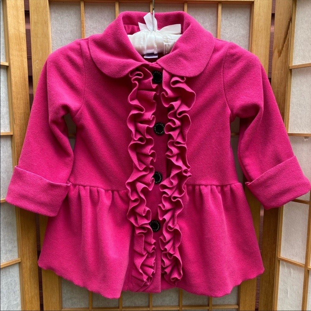 Mack & Co Ruffled Fleece Jacket SZ 3T